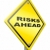 впереди · риск · желтый · опасность · опасность - Сток-фото © kikkerdirk
