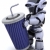 robot with a giant soda cup and straw stock photo © kjpargeter