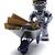 ロボット · ビルダー · ホイール · レンガ · 3dのレンダリング - ストックフォト © kjpargeter
