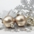 karácsony · díszítések · arany · ezüst · háttér · tél - stock fotó © kjpargeter