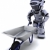 ロボット · ホイール · 3dのレンダリング · 将来 · 現代 · エレクトロニクス - ストックフォト © kjpargeter