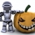 機器人 · 燈籠 · 南瓜 · 三維渲染 · 面對 · 秋天 - 商業照片 © kjpargeter