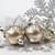 karácsony · díszítések · arany · ezüst · háttér · tél - stock fotó © kjpargeter