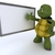 tortoise with White class room drywipe marker board stock photo © kjpargeter