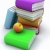 powrót · do · szkoły · 3d · jabłko · książek · książki · edukacji - zdjęcia stock © kjpargeter