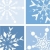retro · śniegu · w · stylu · retro · Snowflake · tle · zimą - zdjęcia stock © kjpargeter