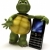 Tortoise with a cell phone stock photo © kjpargeter