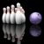 Bowling ball and skittles stock photo © kjpargeter