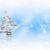 árbol · de · navidad · metálico · copo · de · nieve · árbol · nieve · fondo - foto stock © kjpargeter