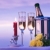 Art happy romantic dinner with wine on the sky background stock photo © Konstanttin