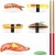 sushi · conjunto · ícones · isolado · branco · peixe - foto stock © konturvid