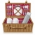 cesta · piquenique · talheres · fundo · verão · prato - foto stock © konturvid