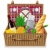 cesta · piquenique · talheres · comida · fundo - foto stock © konturvid