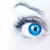 azul · mujer · ojo · blanco · cara · fondo - foto stock © Kurhan