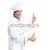 Küchenchef · Mann · professionelle · isoliert · weiß · Essen - stock foto © Kurhan