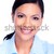 jonge · zakenvrouw · latino · geïsoleerd · witte · glimlach - stockfoto © Kurhan
