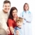 Medical doctor and happy family patient. stock photo © Kurhan