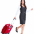 Business woman with a suitcase. stock photo © Kurhan