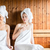 women in wellness spa enjoying sauna infusion stock photo © Kzenon