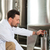 Beer brewer in his brewery stock photo © Kzenon