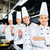 Asian Chefs in hotel restaurant kitchen  stock photo © Kzenon