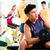 Asian people exercising sport for fitness in gym stock photo © Kzenon