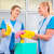 Cleaning ladies working in office stock photo © Kzenon