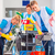 Commercial cleaners doing the job together stock photo © Kzenon