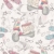 Cute grunge abstract pattern. Seamless pattern with shoes. stock photo © lapesnape