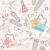 Cute fashion seamless pattern for girls. Pattern with shoes. stock photo © lapesnape