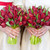 kırmızı · lâle · düğün · kadın · çiçekler - stok fotoğraf © leeavison