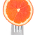grapefruit slice on white  stock photo © leeavison