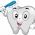 Zahn · Maskottchen · Illustration · Reinigung · Karikatur · Gesundheitswesen - stock foto © lenm