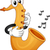 Saxophone Mascot stock photo © lenm