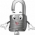 lacăt · mascota · ilustrare · securitate · bloca · desen · animat - imagine de stoc © lenm