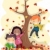 hojas · de · otoño · ilustración · palo · ninos · jugando · ninos · nino - foto stock © lenm