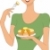 panqueca · dia · ilustração · mulher · comida - foto stock © lenm