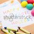 Kid drawing and egg for easter holiday stock photo © leungchopan