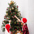 母親 · 娘 · クリスマスツリー · サンタクロース · 座って - ストックフォト © LightFieldStudios