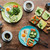 saine · déjeuner · deux · frit · oeufs · légumes - photo stock © LightFieldStudios