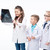 oynayan · çocuklar · doktorlar · üç · gülen · çocuklar · tıbbi - stok fotoğraf © LightFieldStudios