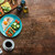 saine · déjeuner · tasse · café · plaque · comprimé - photo stock © LightFieldStudios