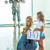 matka · córka · spotkanie · ojciec · lotniska · selektywne · focus - zdjęcia stock © LightFieldStudios