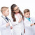 детей, · играющих · врачи · три · Cute · дети · медицинской - Сток-фото © LightFieldStudios