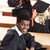 african american student in graduation costume stock photo © LightFieldStudios