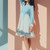 женщину · бирюзовый · платье · Постоянный - Сток-фото © LightFieldStudios