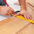 Measuring laminate flooring plancks stock photo © lightkeeper