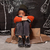 sierota · dziecko · ulicy · chłopca · posiedzenia · ściany - zdjęcia stock © lightkeeper