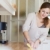 mulher · jovem · trabalhos · domésticos · limpeza · cozinha · casa · menina - foto stock © lightpoet