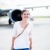 młoda · kobieta · lotniska · samolotów · działalności · szczęśliwy · podróży - zdjęcia stock © lightpoet